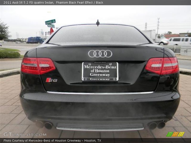 Phantom Black Pearl Effect / Black 2011 Audi S6 5.2 FSI quattro Sedan