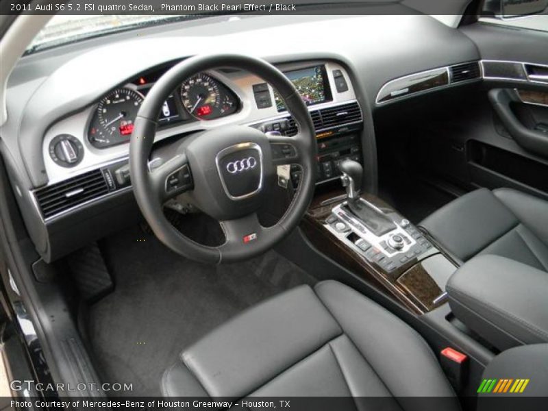 Black Interior - 2011 S6 5.2 FSI quattro Sedan 
