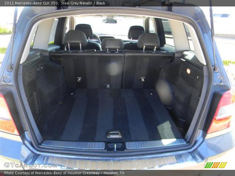 Steel Grey Metallic / Black 2011 Mercedes-Benz GLK 350