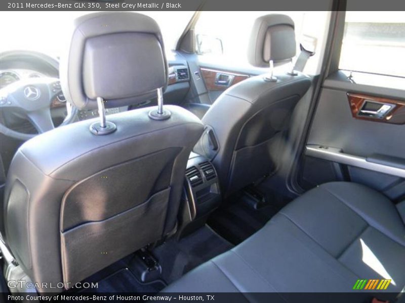 Steel Grey Metallic / Black 2011 Mercedes-Benz GLK 350