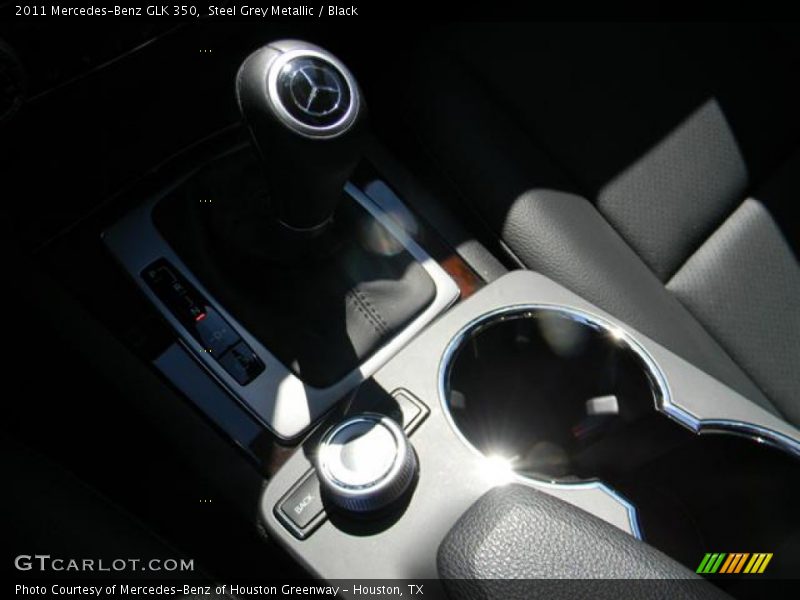 Steel Grey Metallic / Black 2011 Mercedes-Benz GLK 350
