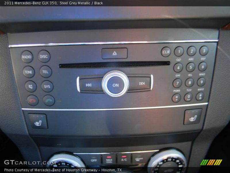 Steel Grey Metallic / Black 2011 Mercedes-Benz GLK 350
