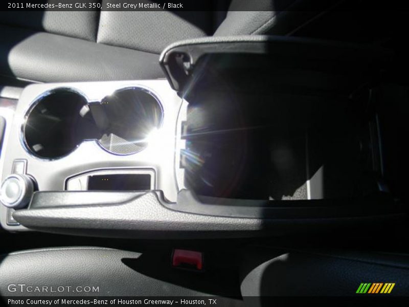 Steel Grey Metallic / Black 2011 Mercedes-Benz GLK 350