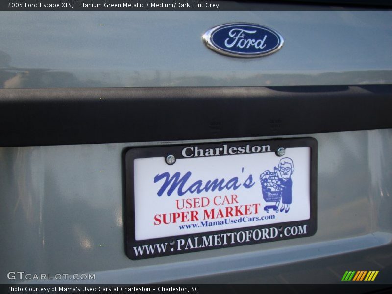 Titanium Green Metallic / Medium/Dark Flint Grey 2005 Ford Escape XLS