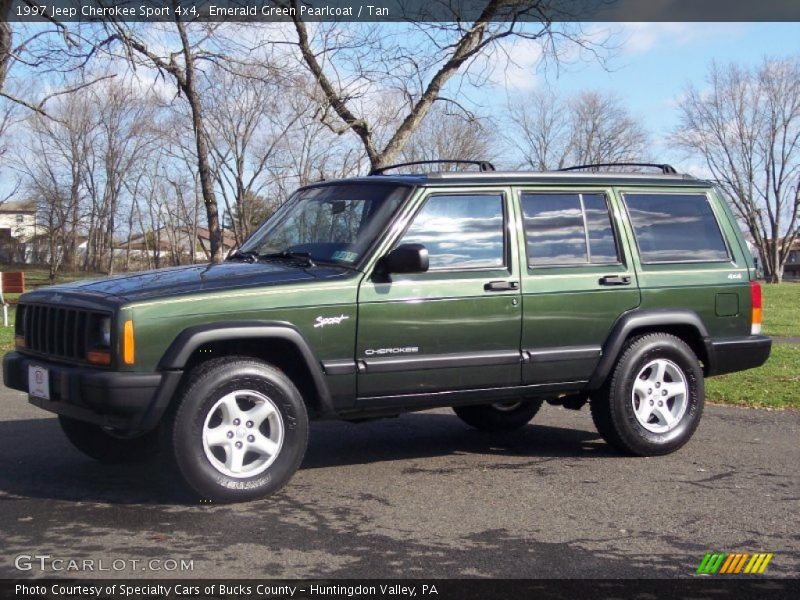  1997 Cherokee Sport 4x4 Emerald Green Pearlcoat