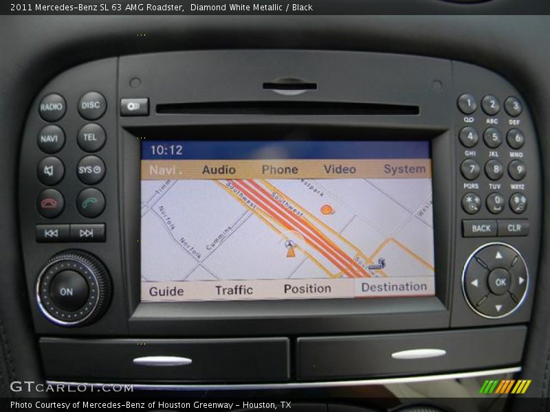 Navigation of 2011 SL 63 AMG Roadster