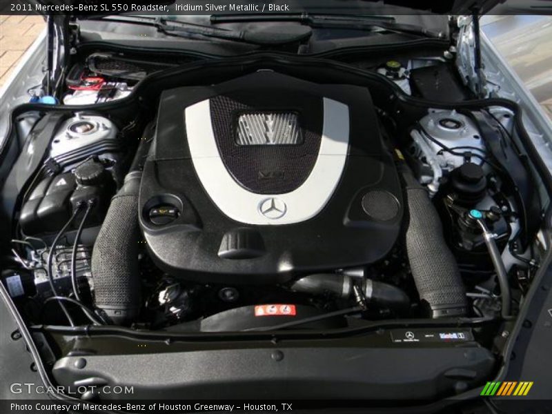 Iridium Silver Metallic / Black 2011 Mercedes-Benz SL 550 Roadster