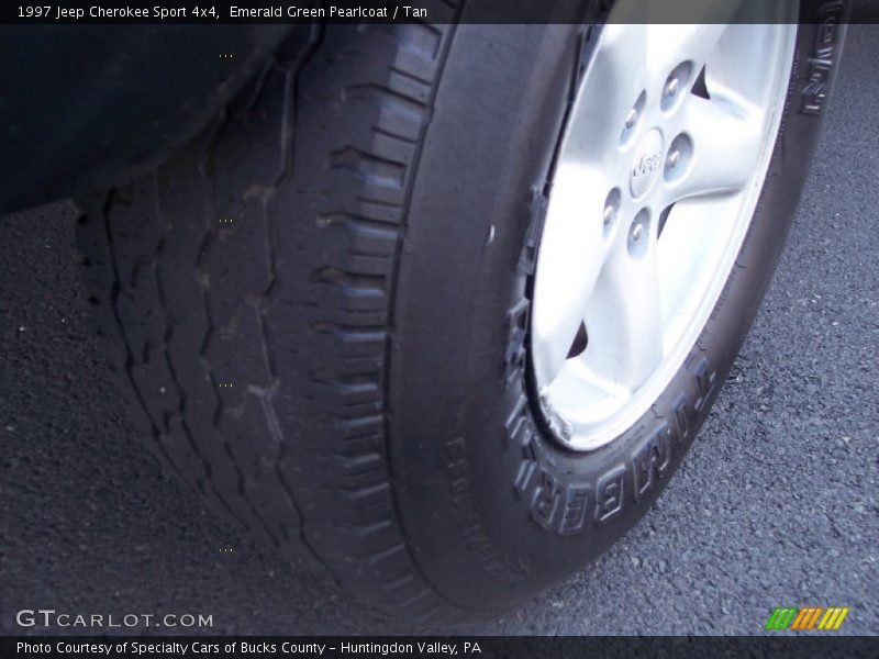 Emerald Green Pearlcoat / Tan 1997 Jeep Cherokee Sport 4x4