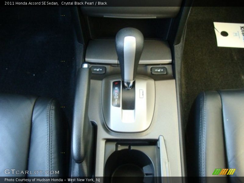 Crystal Black Pearl / Black 2011 Honda Accord SE Sedan