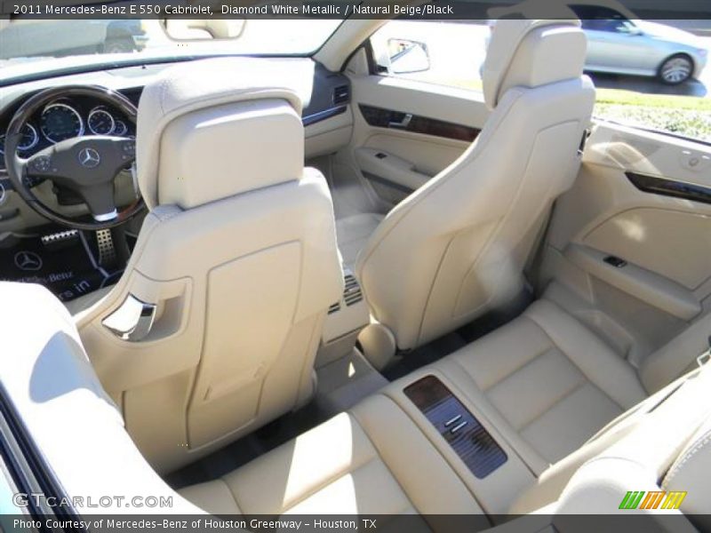 Diamond White Metallic / Natural Beige/Black 2011 Mercedes-Benz E 550 Cabriolet
