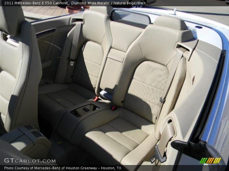 Diamond White Metallic / Natural Beige/Black 2011 Mercedes-Benz E 550 Cabriolet