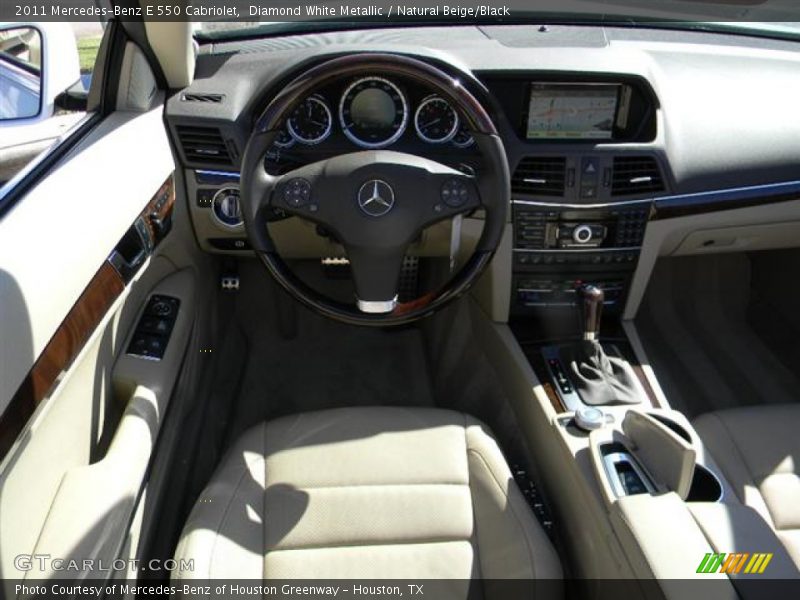 Diamond White Metallic / Natural Beige/Black 2011 Mercedes-Benz E 550 Cabriolet