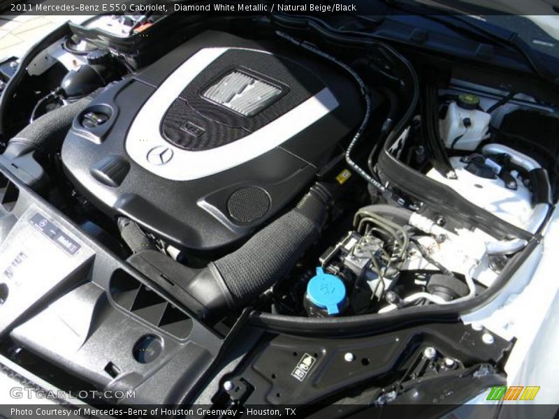 Diamond White Metallic / Natural Beige/Black 2011 Mercedes-Benz E 550 Cabriolet