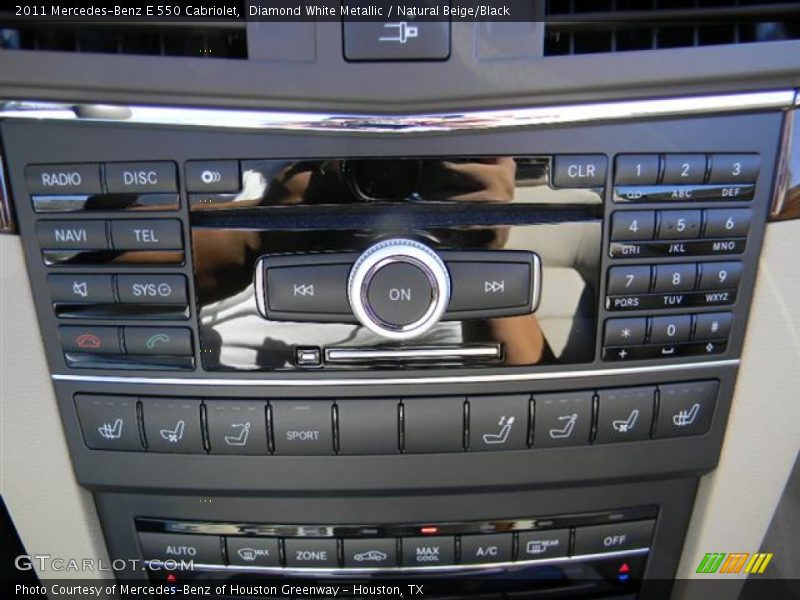 Diamond White Metallic / Natural Beige/Black 2011 Mercedes-Benz E 550 Cabriolet