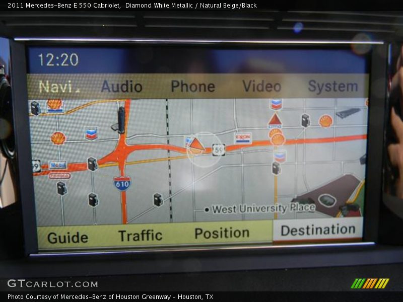 Diamond White Metallic / Natural Beige/Black 2011 Mercedes-Benz E 550 Cabriolet