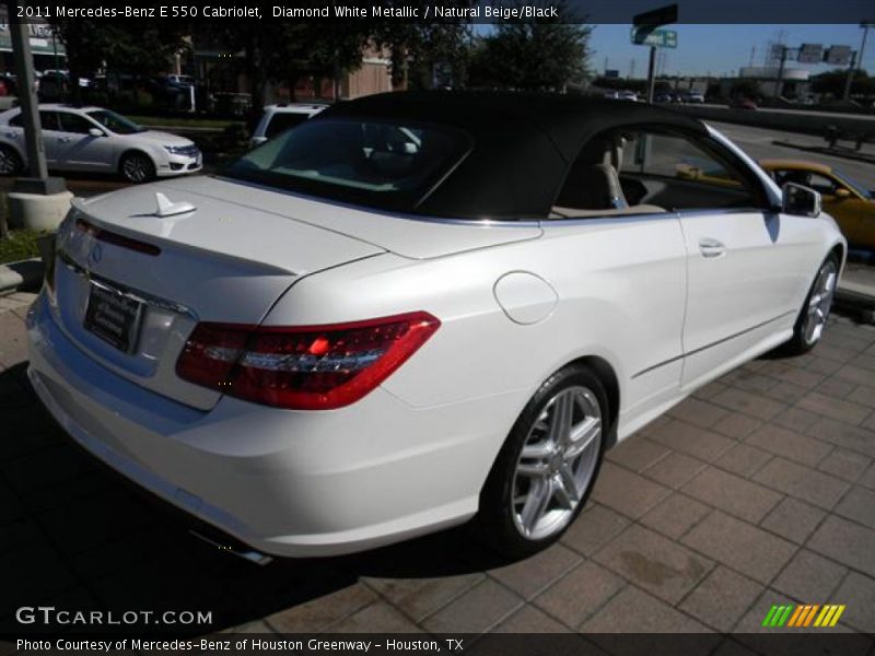 Diamond White Metallic / Natural Beige/Black 2011 Mercedes-Benz E 550 Cabriolet