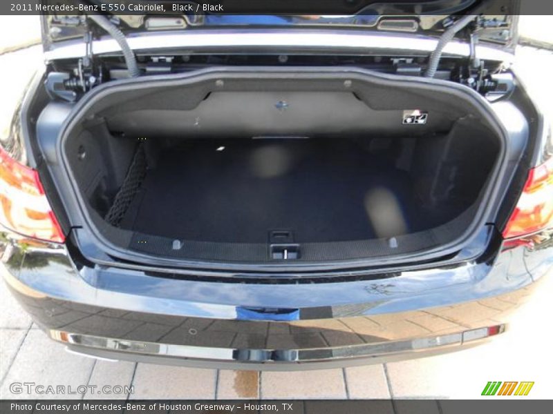 Black / Black 2011 Mercedes-Benz E 550 Cabriolet