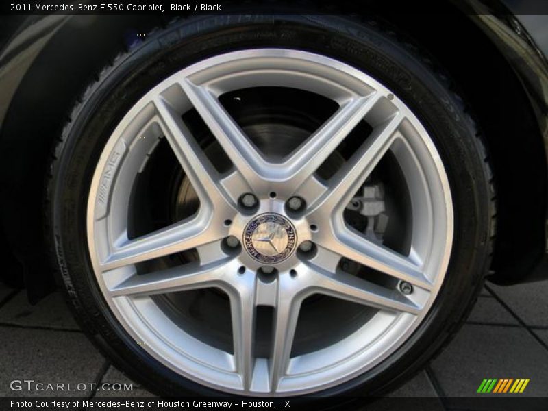 Black / Black 2011 Mercedes-Benz E 550 Cabriolet