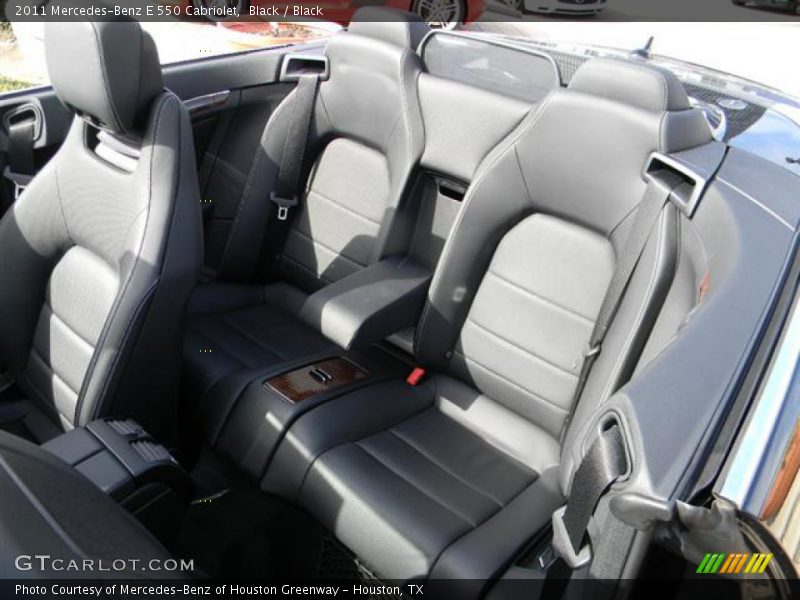 Black / Black 2011 Mercedes-Benz E 550 Cabriolet