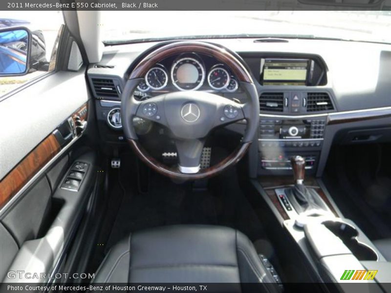 Black / Black 2011 Mercedes-Benz E 550 Cabriolet