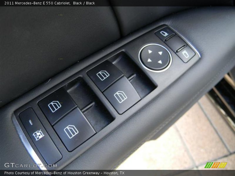 Black / Black 2011 Mercedes-Benz E 550 Cabriolet