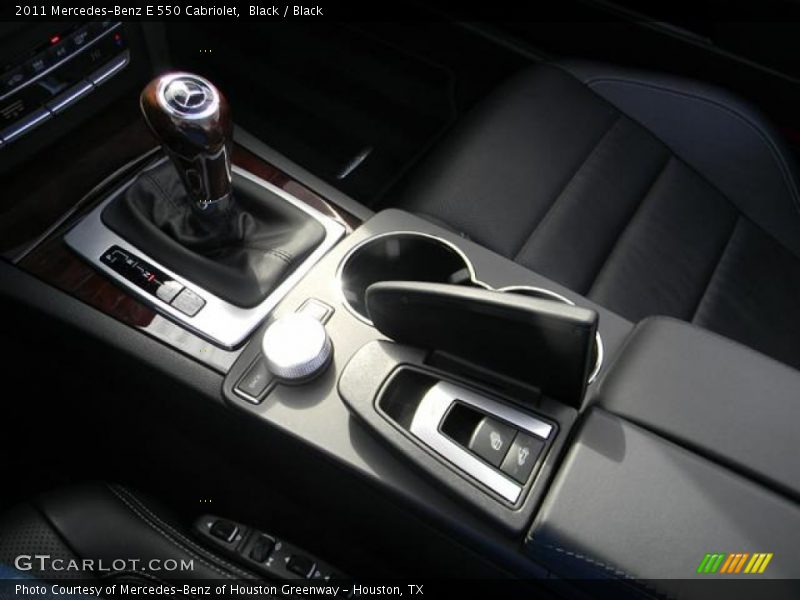 Black / Black 2011 Mercedes-Benz E 550 Cabriolet