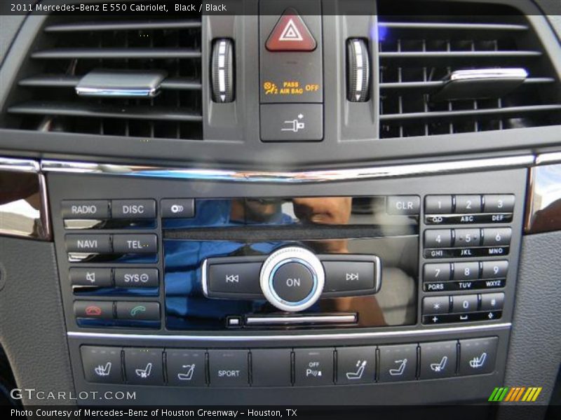 Black / Black 2011 Mercedes-Benz E 550 Cabriolet