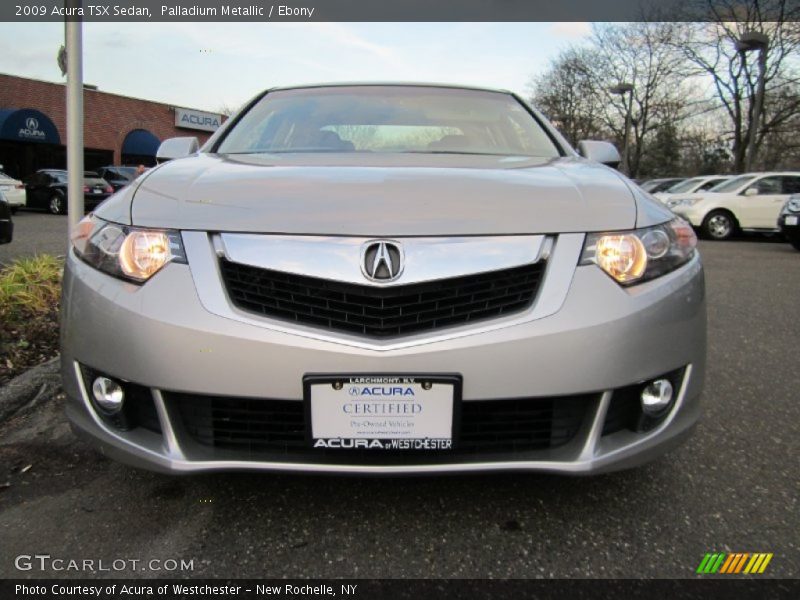 Palladium Metallic / Ebony 2009 Acura TSX Sedan