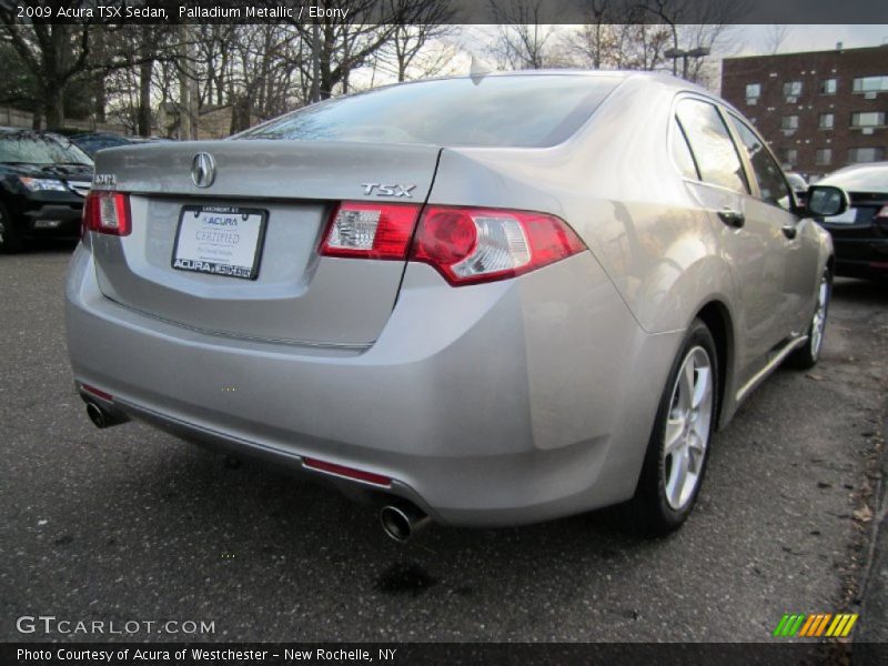Palladium Metallic / Ebony 2009 Acura TSX Sedan