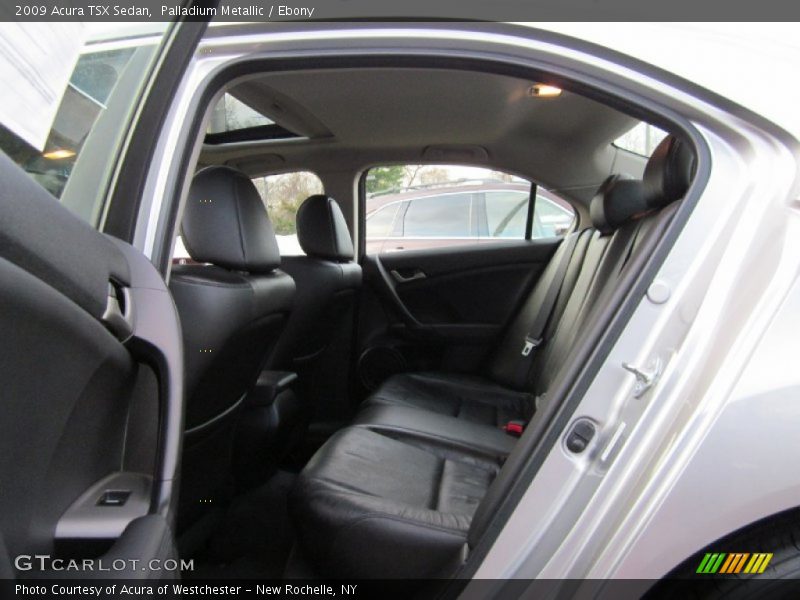 Palladium Metallic / Ebony 2009 Acura TSX Sedan