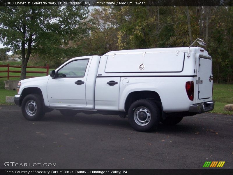 Summit White / Medium Pewter 2008 Chevrolet Colorado Work Truck Regular Cab