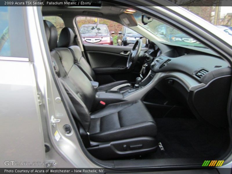 Palladium Metallic / Ebony 2009 Acura TSX Sedan