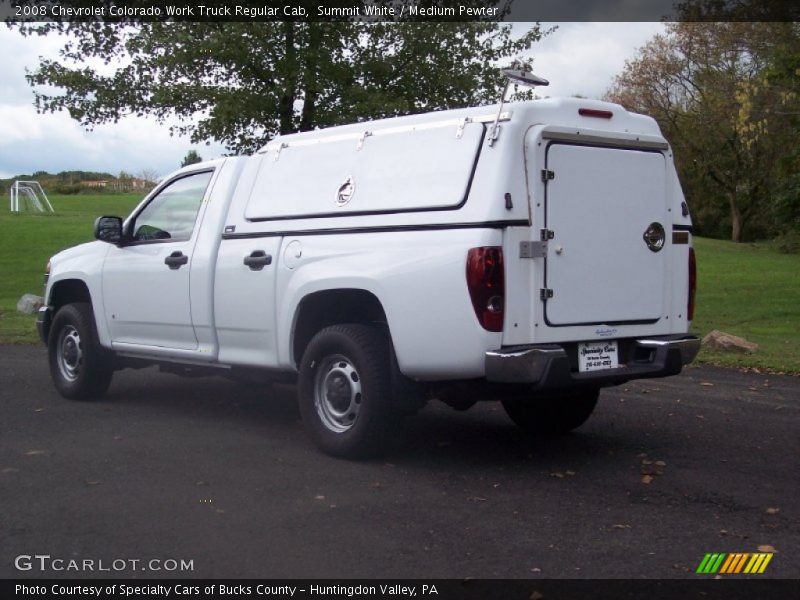 Summit White / Medium Pewter 2008 Chevrolet Colorado Work Truck Regular Cab