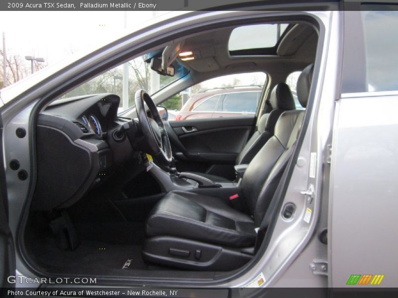 Palladium Metallic / Ebony 2009 Acura TSX Sedan