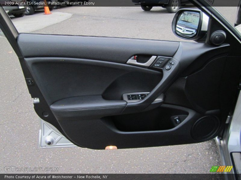 Palladium Metallic / Ebony 2009 Acura TSX Sedan
