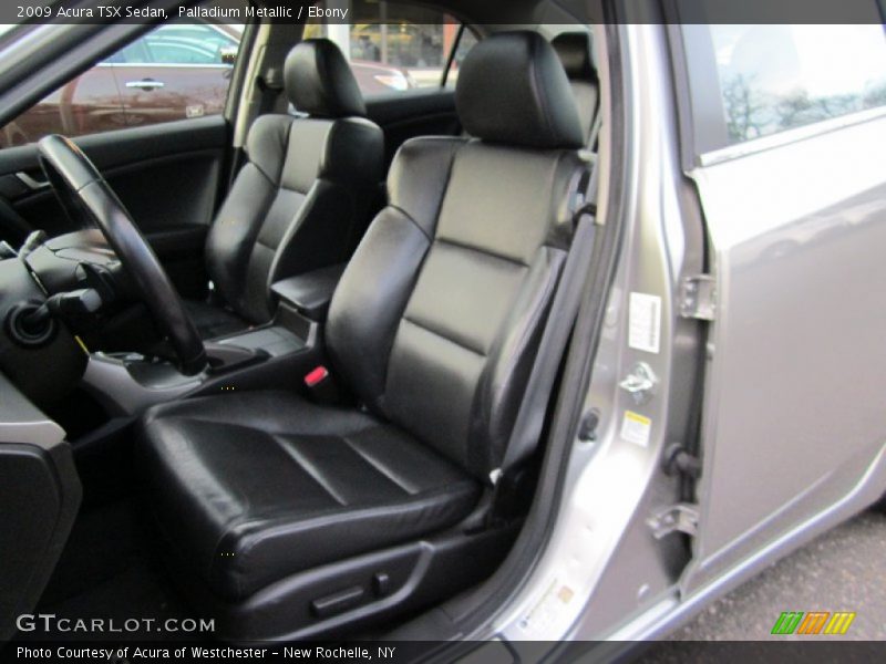 Palladium Metallic / Ebony 2009 Acura TSX Sedan