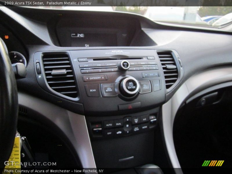 Palladium Metallic / Ebony 2009 Acura TSX Sedan