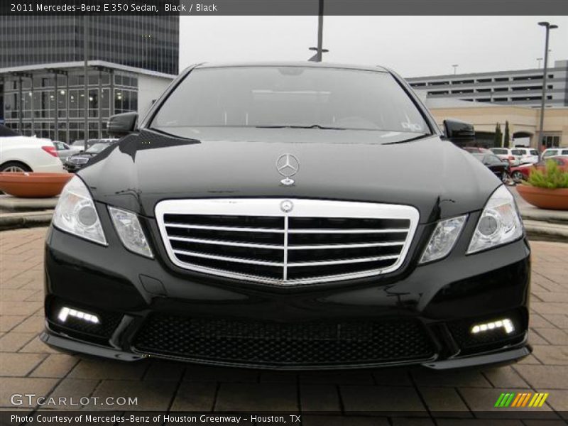 Black / Black 2011 Mercedes-Benz E 350 Sedan