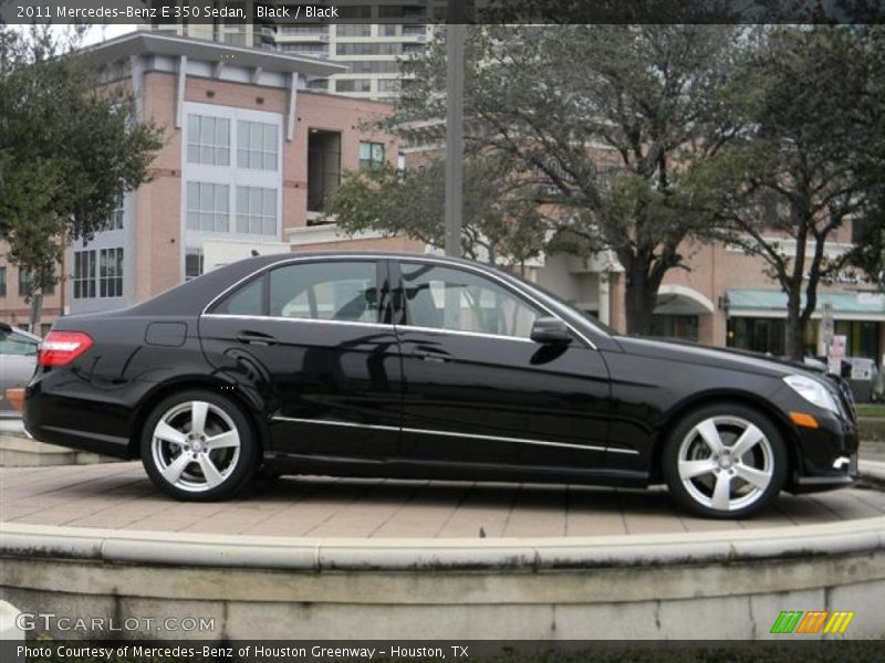 Black / Black 2011 Mercedes-Benz E 350 Sedan