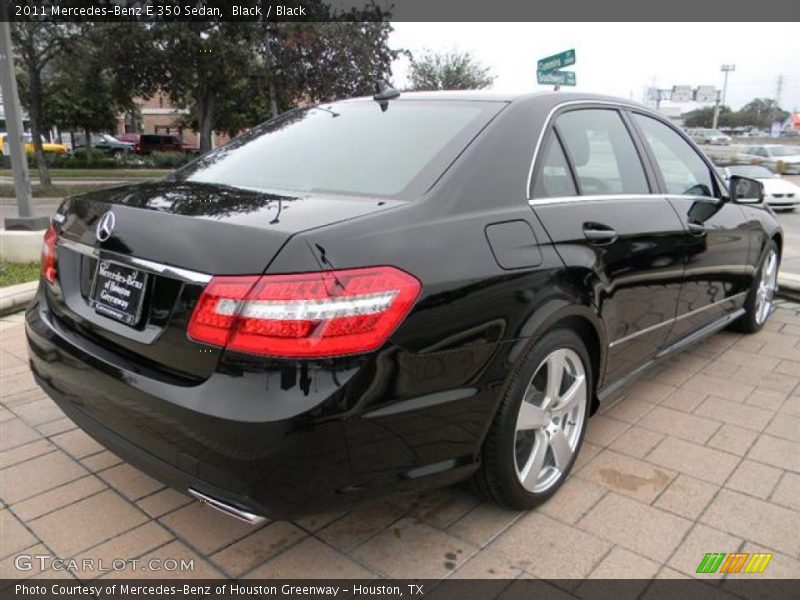 Black / Black 2011 Mercedes-Benz E 350 Sedan