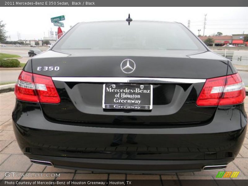 Black / Black 2011 Mercedes-Benz E 350 Sedan