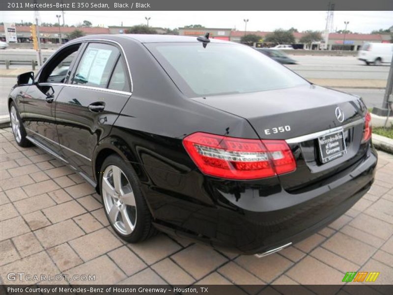 Black / Black 2011 Mercedes-Benz E 350 Sedan
