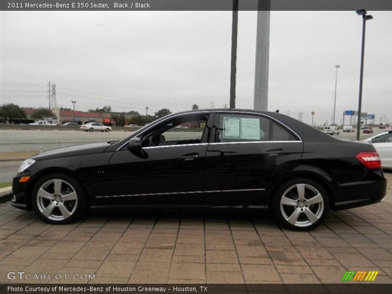 Black / Black 2011 Mercedes-Benz E 350 Sedan