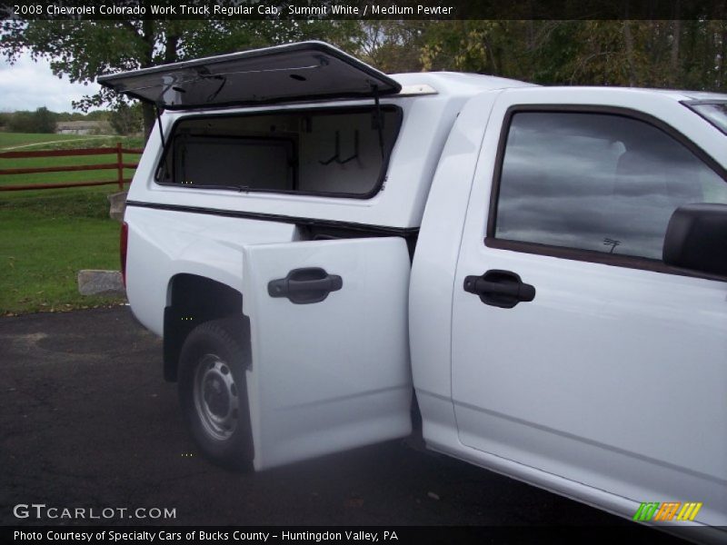 Summit White / Medium Pewter 2008 Chevrolet Colorado Work Truck Regular Cab