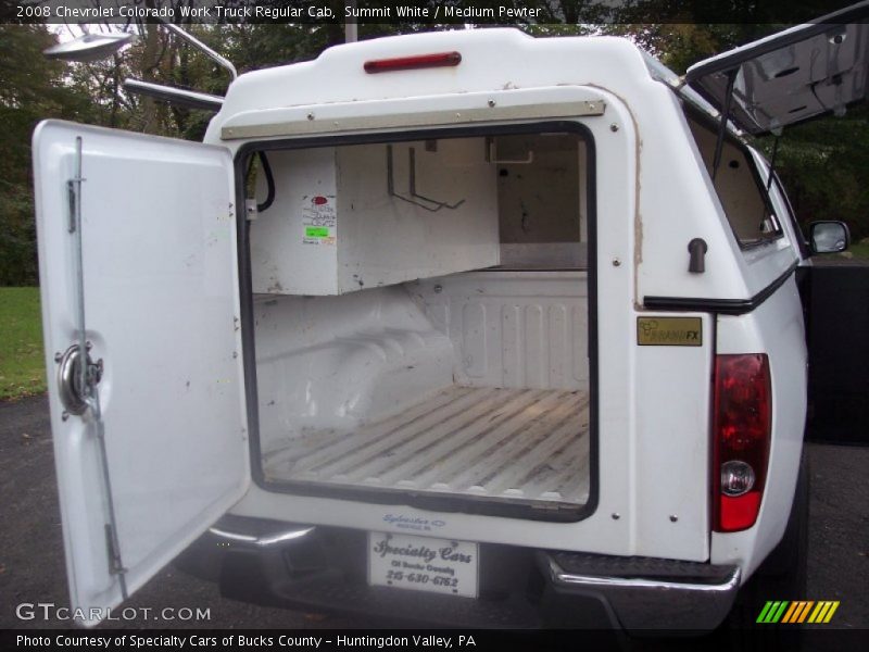 Summit White / Medium Pewter 2008 Chevrolet Colorado Work Truck Regular Cab
