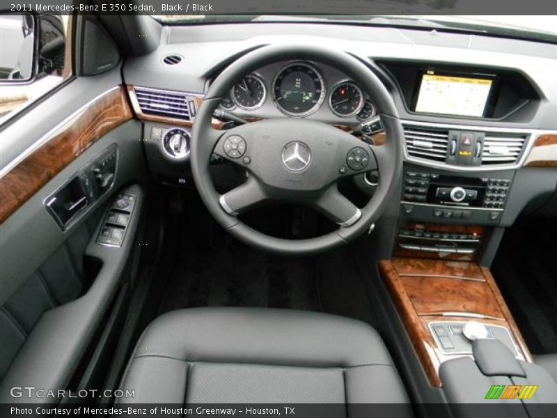 Black / Black 2011 Mercedes-Benz E 350 Sedan