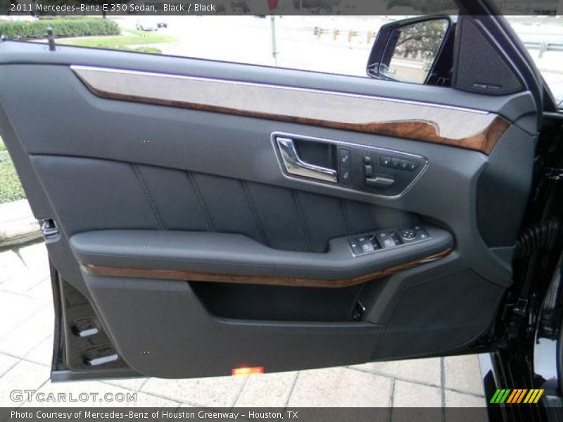 Black / Black 2011 Mercedes-Benz E 350 Sedan