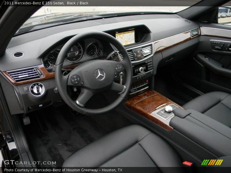 Black / Black 2011 Mercedes-Benz E 350 Sedan