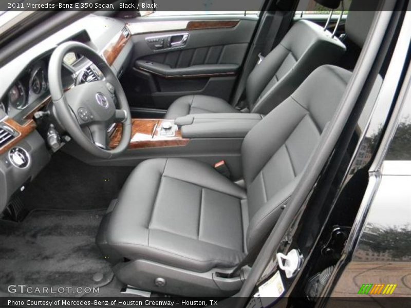 Black / Black 2011 Mercedes-Benz E 350 Sedan