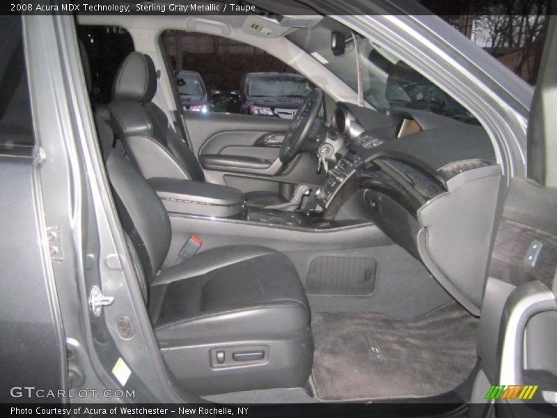 Sterling Gray Metallic / Taupe 2008 Acura MDX Technology